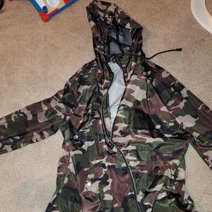 Camo windbreaker